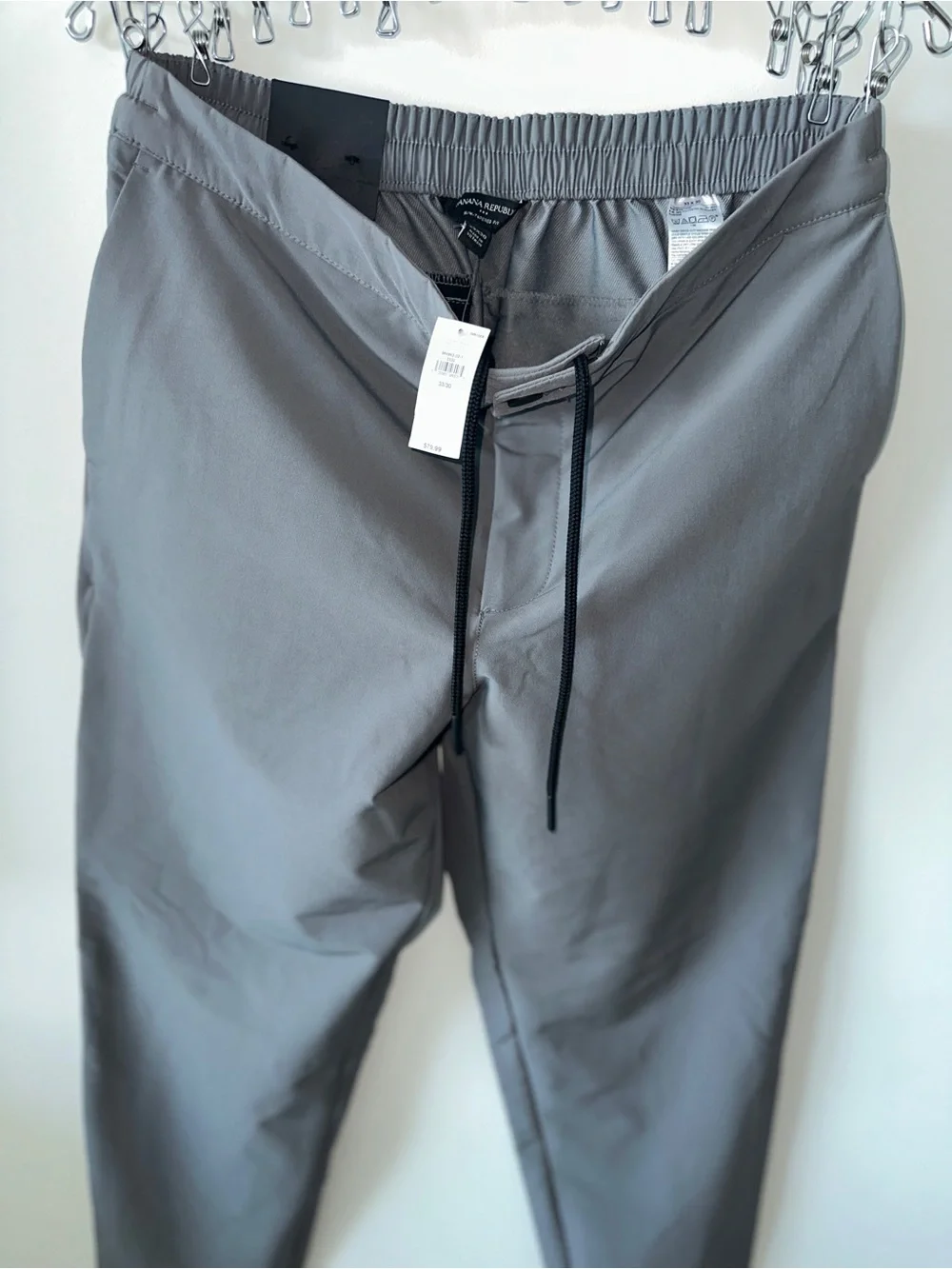 Banana Republic Men's Gray Performance Joggers